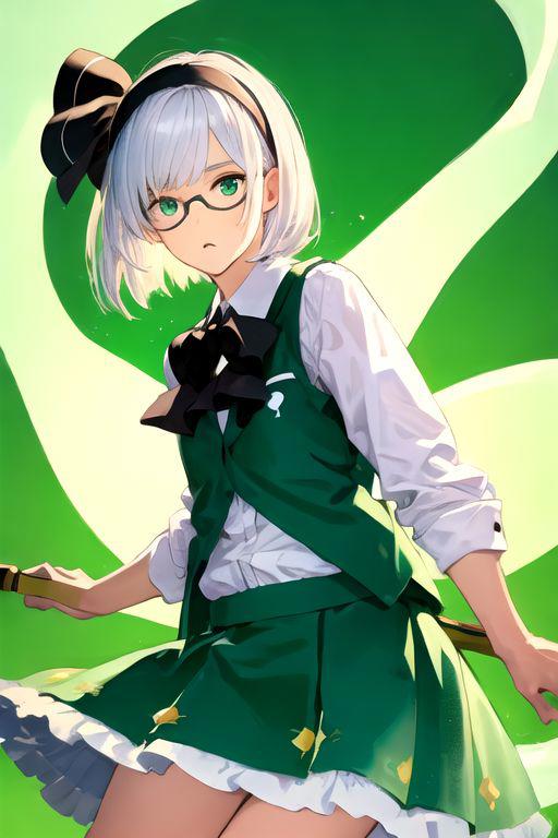 konpaku youmu (touhou) 魂魄妖梦 东方project image by TK31