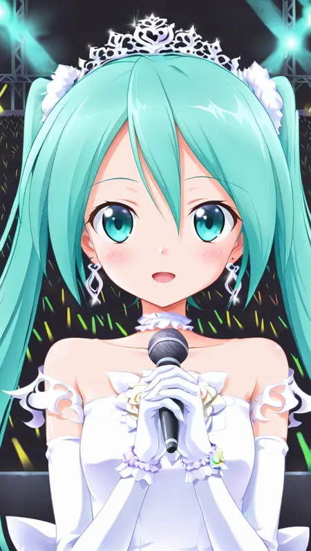 初音未来 [婚纱 · MikuPa 2012]-博歌乐（Hatsune Miku [Wedding Dress · MikuPa 2012]-Vocaloid）