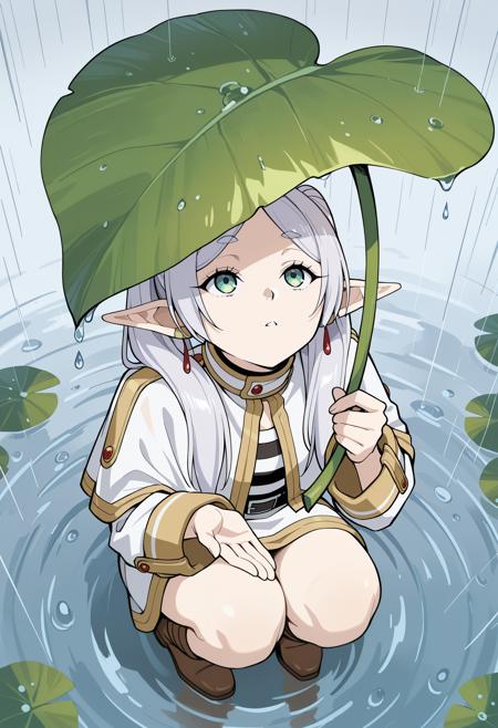 Leaf Umbrella illust