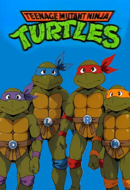 TMNT 1987 - Turtles - Cartoon Screen-Captured