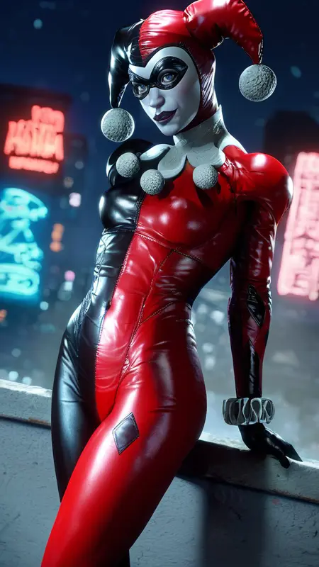 Harley Quinn Classic (Clown Princess) - Batman: Arkham Knight [Pony] LoRA