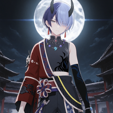 Drifting Onijin Robes (Aoyagi Toya) / Project SEKAI ObsessionIllustrious