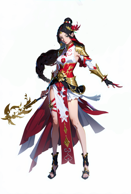 Game illustration, Chinese costume