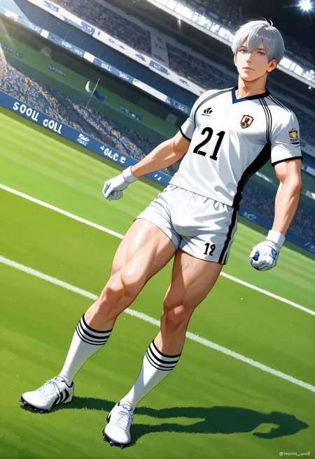 goalkeeper + short shorts