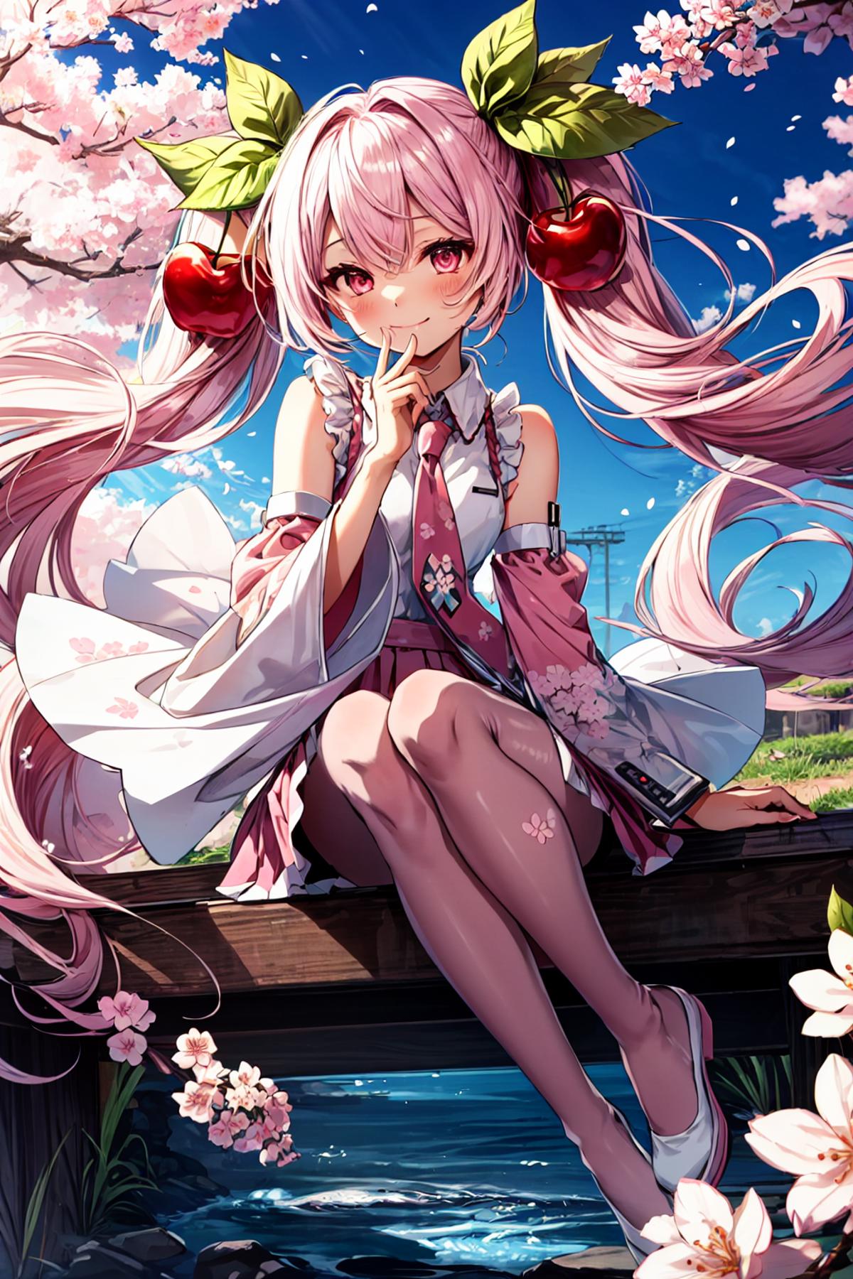 Sakura Miku | LoRA image by nyanko258051381