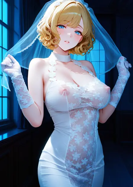 Sexy lace wedding dress