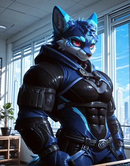3D Furry Latex Plastic Styles