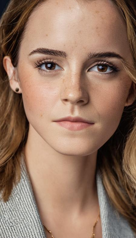 portrait of skswoman, happy , brown eyes, freckles, wearing suit , background gothic epic (photo, studio lighting, hard light, sony a7, 50 mm, matte skin, pores, colors, hyperdetailed, hyperrealistic) <lora:Emma Watson LoRA SDXL:1.1>