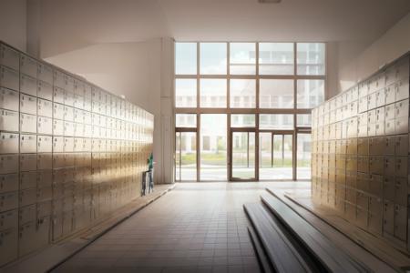 学校の下駄箱 / School shoelocker SD15 getabako2_SD15_V2
