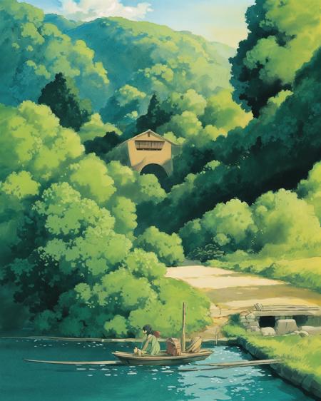 <lora:Pyramid lora_Ghibli_n:1>,Spirited Away,hayao miyazaki,Ghibli,Scenery,best quality