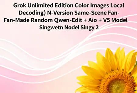 (Grok Unlimited Edition Color Images Local Decoding) N-Version Same-Scene Fan-Made Random Qwen-Edit + Aio + V5 Model Single-Image Editing V2