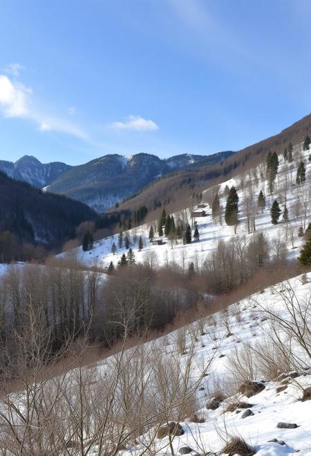 January landscape.