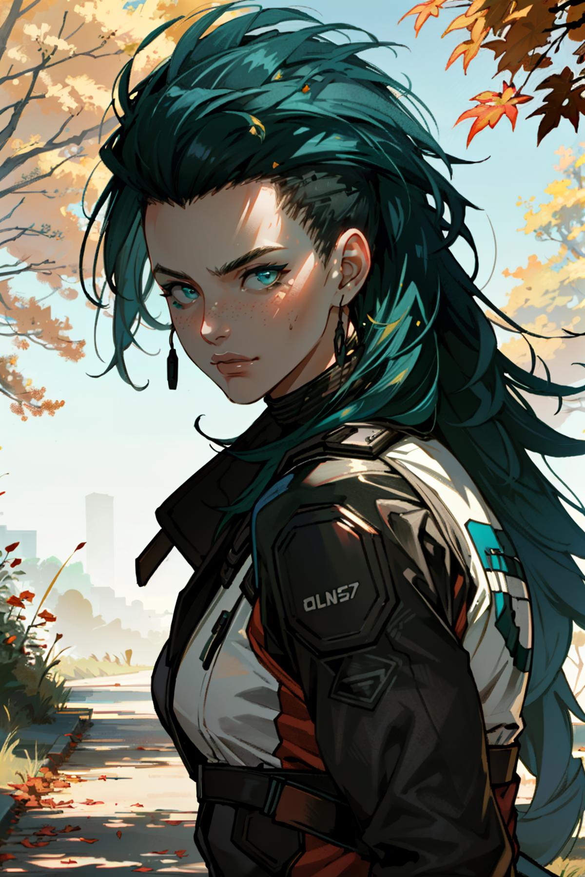 Young Rogue from Cyberpunk 2077 image by BloodRedKittie