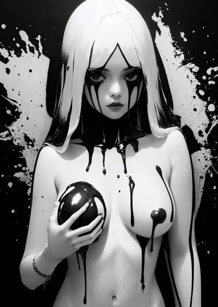 Strange Black Slime Concept