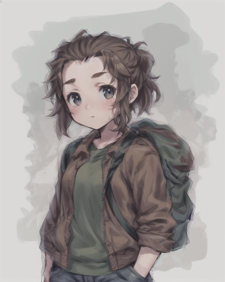 TheLastOfUs <lora:TheLastOfUs-000001:0.7> illustration cartoon of  a 1girl ellie  <lora:ICTStyle_10mb:0.7> ICTStyle