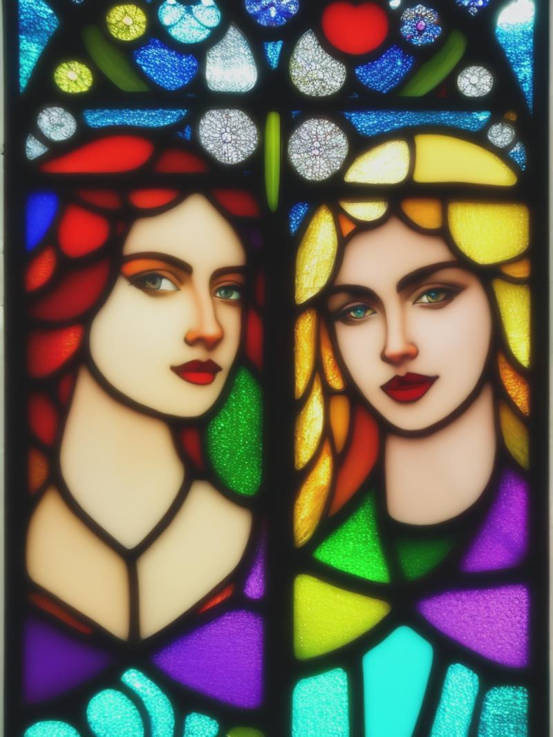 Stained Glass Portrait image by Kappa_Neuro