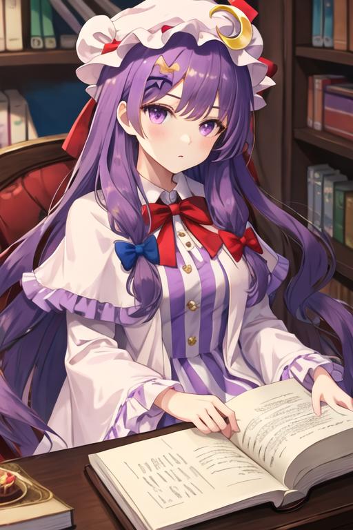 patchouli_knowledge/パチュリー・ノーレッジ/파츄리널릿지 (Touhou) image by narugo1992