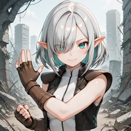 オリジナルAIキャラ Elf_Girl-2 [Elara Sylvania] エラーラ・シルヴァニア（第二弾）