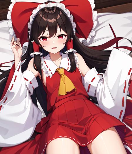 eratoho, hakurei reimu <lora:e2w-v04:1:eratoho_v4>