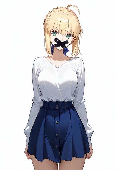 X-shaped Tape Gag [Illustrious] v1.0