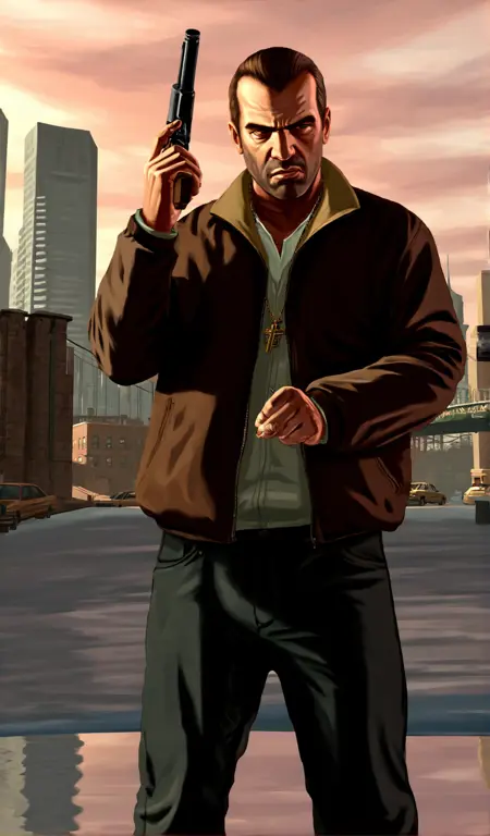 Chroma Grand Theft Auto IV loading screen Style