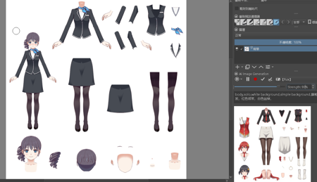 【flux】LIVE2D Virtual Avatar Quick Creation - LIVE2D万能模型 正式版本 -vroid v1.0