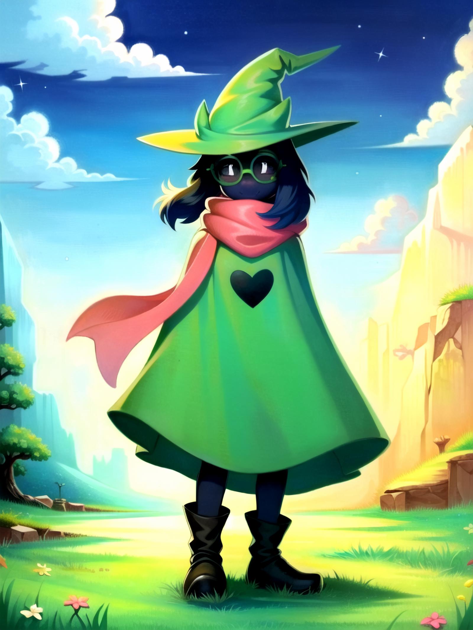 Ralsei (Black Fur) (Deltarune) image by Brouz