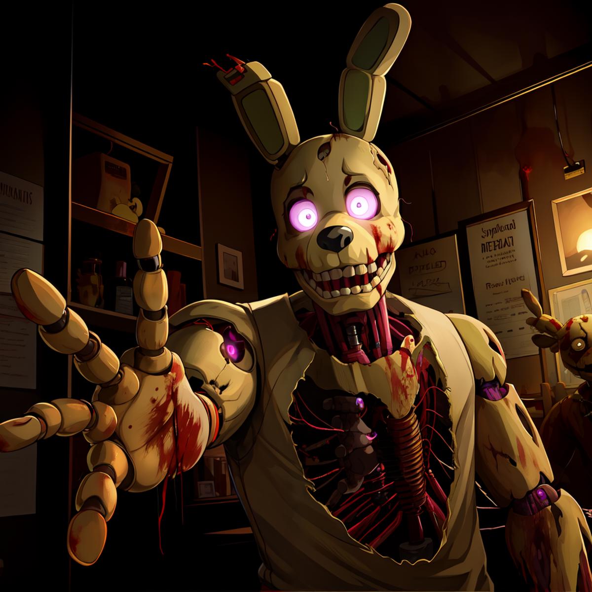 Springtrap FNAF / Five Nights at Freddy's image by EmilyTheBrat