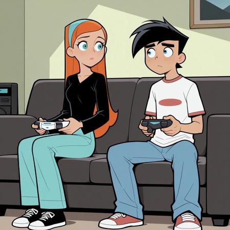 Danny with Jazz (Danny Phantom) pony/illust V2