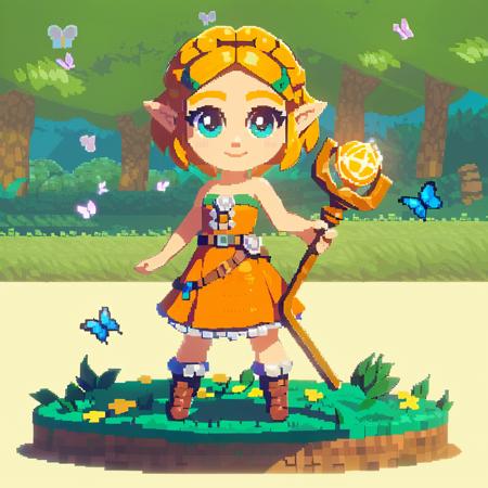Princess  Zelda from Tears of the Kingdom（Pony & SDXL & SD1.5) pony