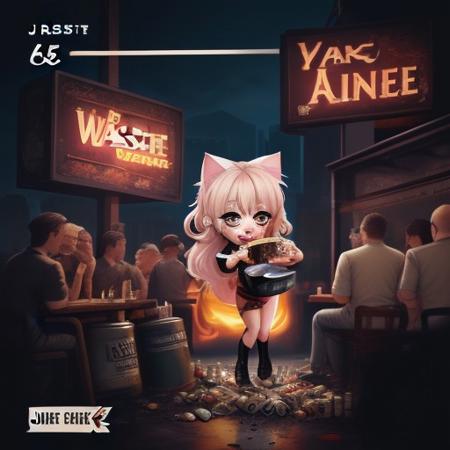 (crowd), chibi, cute, monster, food, machine, mouse, cat, war,, bullets, gun, rpg, blood, fire, waste, trash, (night club background), building, beer, vodka, whiskey, scotch, blood, fight, ((((drunk)))), journal cover, text, big text
45h6546h456h
