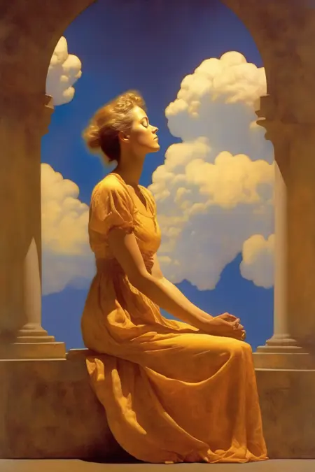 Maxfield Parrish Style