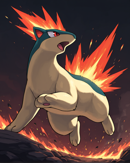 Pokémon - #156 Quilava - Illustrious v1