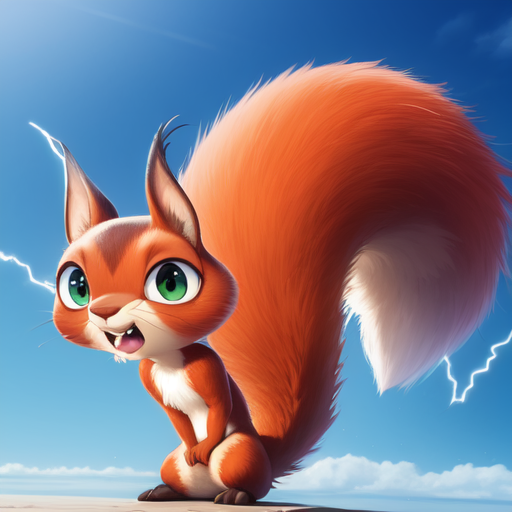 Chip the Squirrel (DC League of Superpets) Furry Character LoRA image by PlagSoft