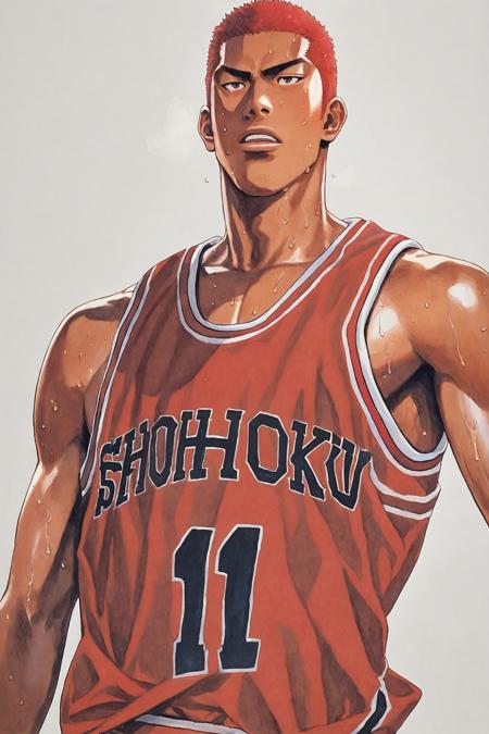 [PONY XL] Inoue Takehiko/井上雄彦 《SLAM DUNK》/《灌篮高手》 樱木花道、流川枫 - Artist Style PONY_XL_v1.0