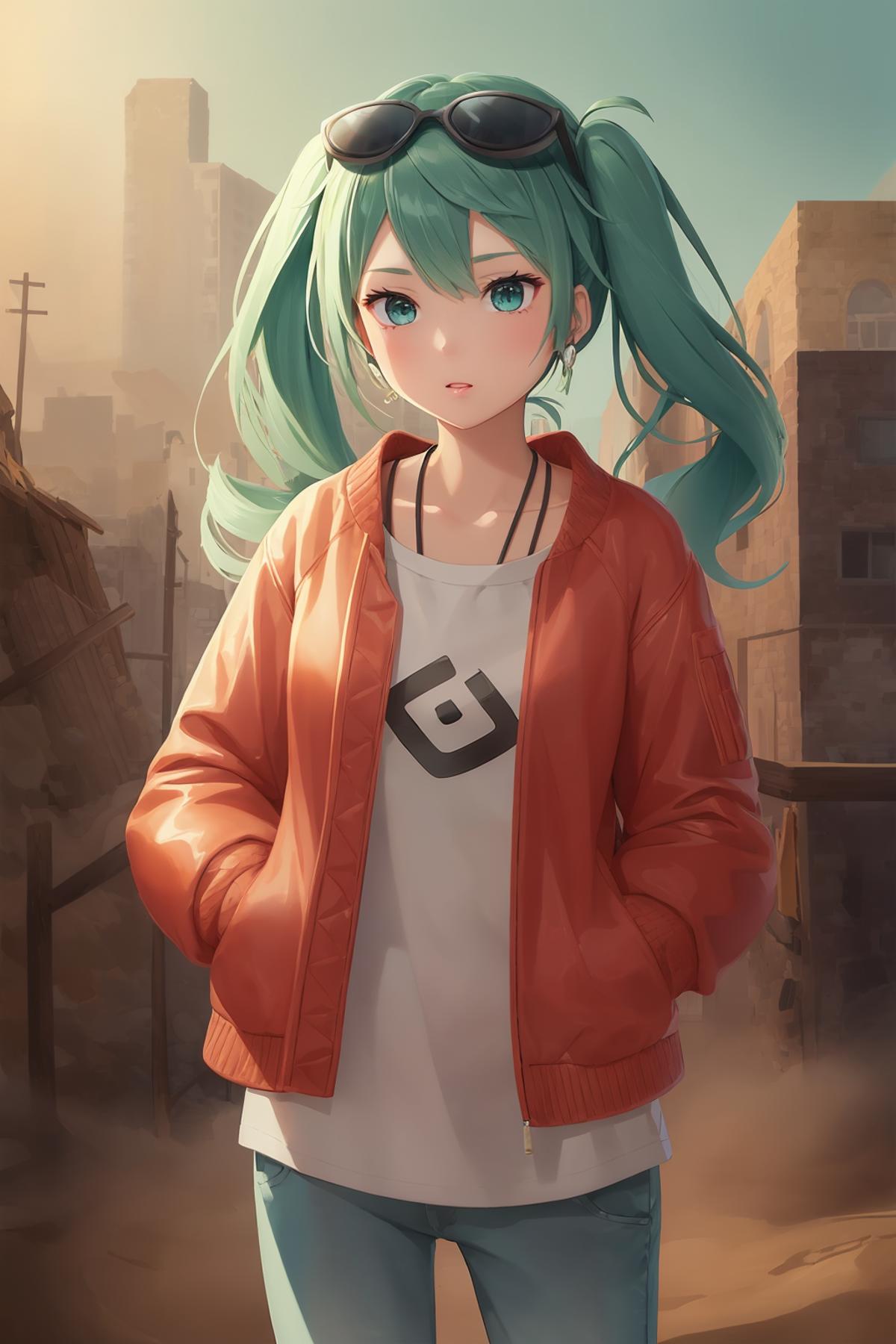 初音未来(砂之行星)_Hatsune Miku(Sand planet)_初音ミク(砂の惑星) image by TanedaRisa