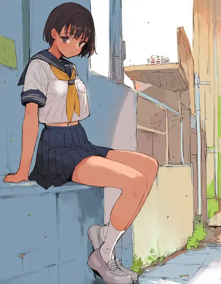 Numata Chihiro (ぬまたちひろ) artstyle (Pixiv, Manga, etc) [Pony]