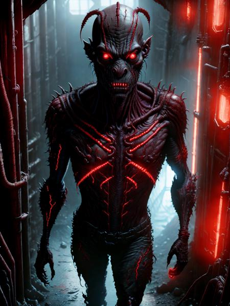 00047-HDR_photo_of_ici,_a_bald_creature_with_red_glowing_eyes_stands_on_his_hand,_large_hallway_in_a_mining_facility,_lit_from_above,_.png