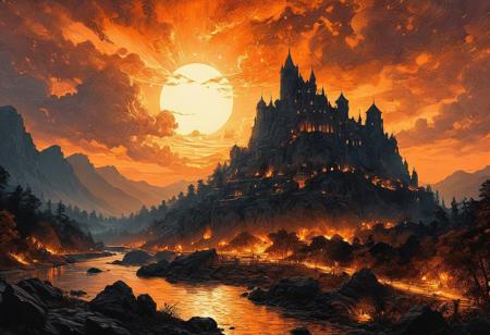 Silhouette Art, breathtaking detailed, masterpiece, lovely, charming, awe-inspiring, radiant, magnificent. (all light hues and fine vibrant orange glowing smoldering accent and shiny gold color scheme:1.02). glossy.
<lora:InkArtXL_1.2:0.4> <lora:FaeTastic:0.35> . award-winning, professional, highly detailed . extremely high-resolution details, photographic, realism pushed to extreme, fine texture, incredibly lifelike, high contrast, well defined .