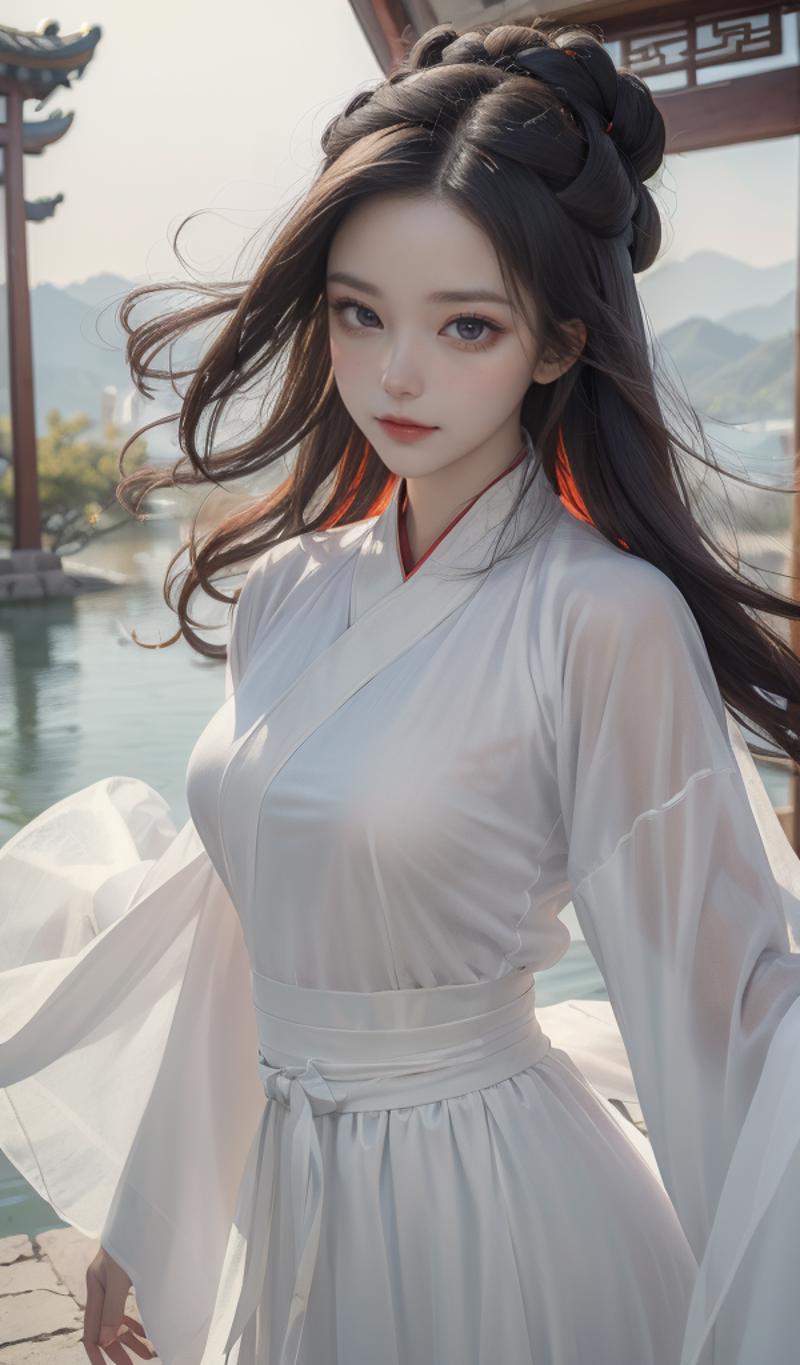 一件简单的白色汉服 a simple white hanfu image by YuriTanaka