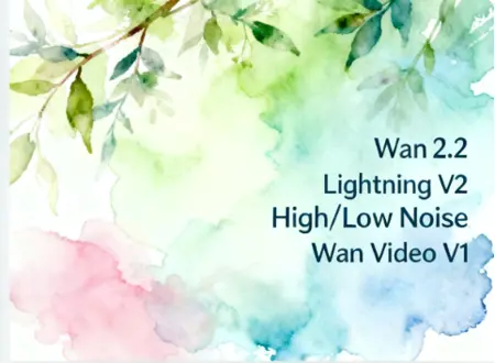 Wan 2.2 Lightning V2 High/Low Noise Wan Video V1