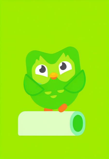 Duolingo flat syle XL Duolingo flat syle XL