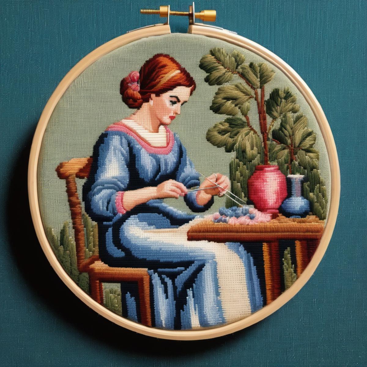 Needlepoint image