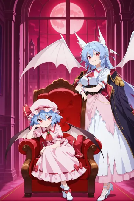 Remilia Scarlet (Touhou Project) & Remilia (Modern-day Makai's Charismatic Mistress)