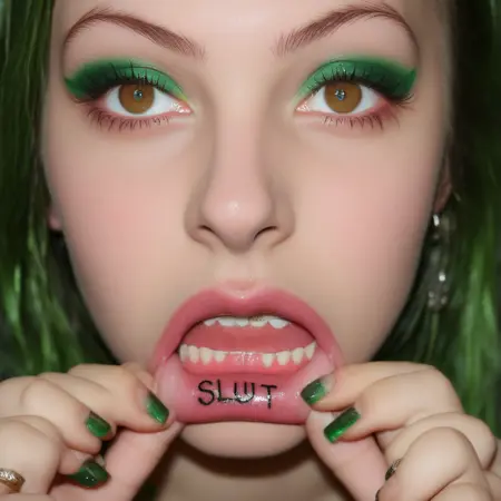 Inner Lip Tattoo