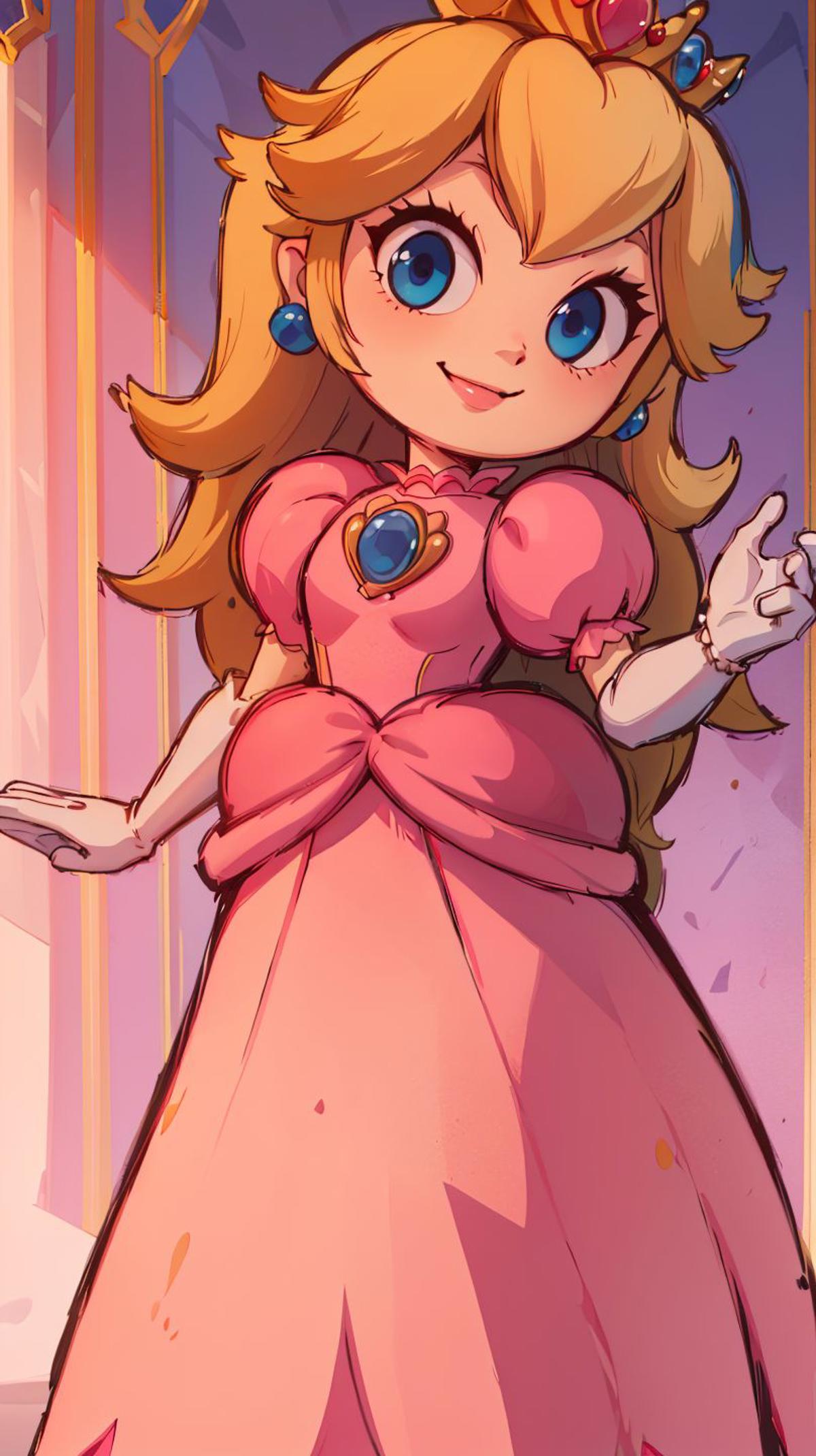 Princess Peach - Nintendo The Super Mario Bros. Movie (Illumination Entertainment Animation Style) image by marusame