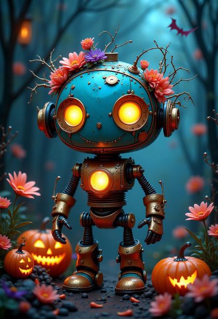 Glowing Steampunk Halloween Flux v1.0