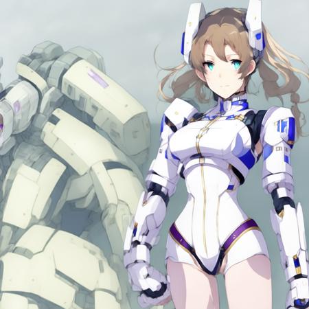 anime attractive woman from a Gundam Mecha Show (GundamGirl style:1) <lora:djzGundamGirl:0.8)