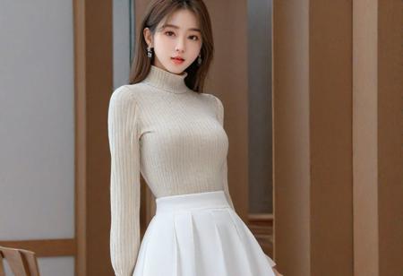 (best quality),(highly detailed),(masterpiece),(ultra-detailed),illustration,((absurdres)),((incredibly_absurdres)),((highres)),1girl,(solo),(full body),(an extremely delicate and beautiful girl),(extremely detailed),(an extremely delicate and beautiful),(bare shoulders),(depth of field),(bare_shoulder),(((real))),((photo)),((((realistic)))),big breast,(solo),(stand),day,(beautiful detailed eyes) (best quality),(highly detailed),(masterpiece),(ultra-detailed),illustration,((absurdres)),((incredibly_absurdres)),((highres)),1girl,(solo),(full body),(an extremely delicate and beautiful girl),(extremely detailed),(an extremely delicate and beautiful),(bare shoulders),(depth of field),(bare_shoulder),(((real))),((photo)),((((realistic)))),big breast,(solo),(stand),day,(beautiful detailed eyes), white skirt, see through,