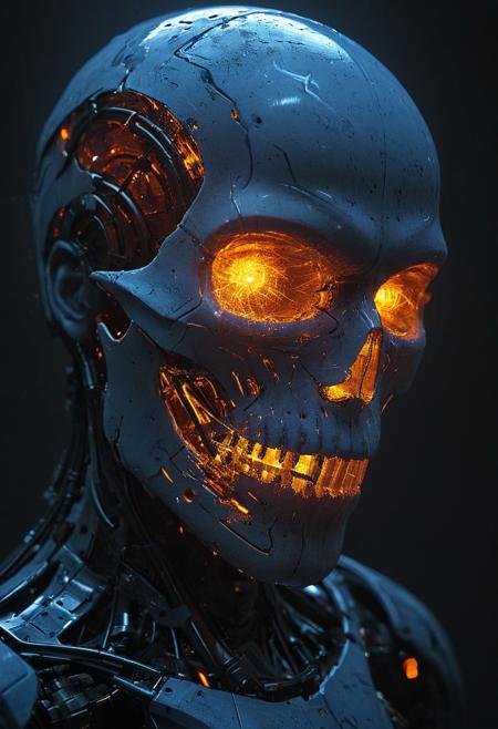 Cyberpunk, sci-fi, dark-fantasy, kodak portrait 400, 8k, soft light, volumetric lighting, highly detailed, britt marling style 3/4, portrait photo of a war man cyborg robot in a chemical laboratory + face, face is skullbone with scares, intricate, elegant, highly detailed, devil-armor, 2D motifs detailed dark fantasy digital painting, artstation, concept art, smooth, sharp focus, illustration, art by Otomo Katsuhiro and ShirA Masamune and Oshii Mamoru. Cosmic light in backfront
Abstract illustration, surreal fractured landscape, twilight sky with deep indigo to fiery orange gradient, towering geometric shapes resembling shattered glass and steel beams, inner light glowing within structures, dark polished surface reflecting light, ethereal swirling fog in muted purples and blues, vibrant golds and reds in the distance, bursts of light and shadow creating dynamic contrast, white beam of light piercing the sky symbolizing memory and hope, abstract expressionism and digital futurism hybrid, bold colors with intense reds, blacks, golds, and silver, light casting long stretched shadows, broad sweeping brushstroke textures enhanced with digital precision, mist swirling at the base of the scene, radiant sky evoking reflection and honor, powerful and dramatic atmosphere, emotional tribute to 9/11 without banality or figures.